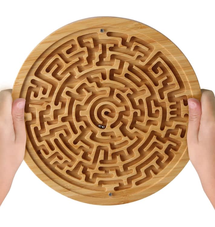 Round Wooden Labyrinth Game for rent in Ottawa