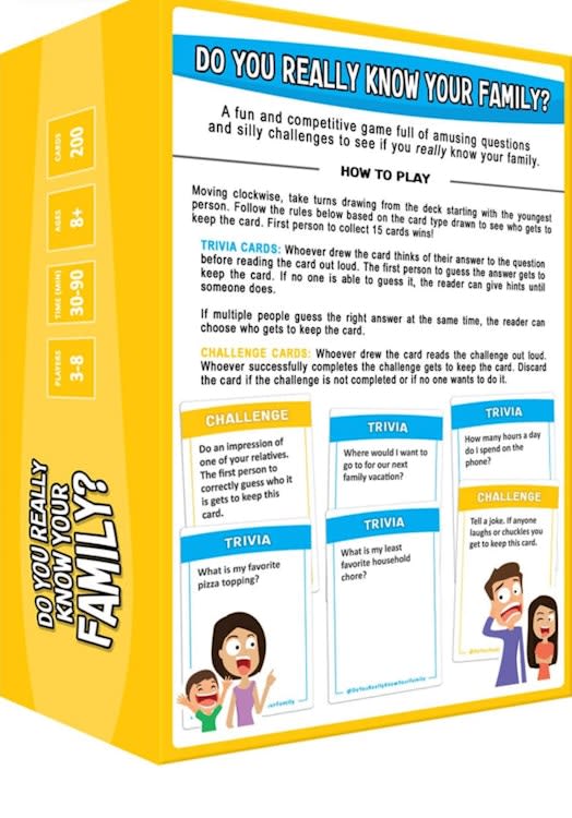 Do You Really Know Your Family? A Fun Family Game for rent in Ottawa
