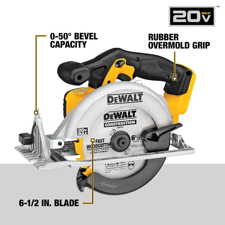 DEWALT 6-1/2-Inch 20V MAX Circular Saw – photo 4 in Ottawa