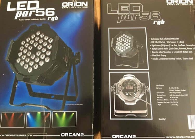 Orion Led par 56 wash stage lighting – photo 2 in Ottawa