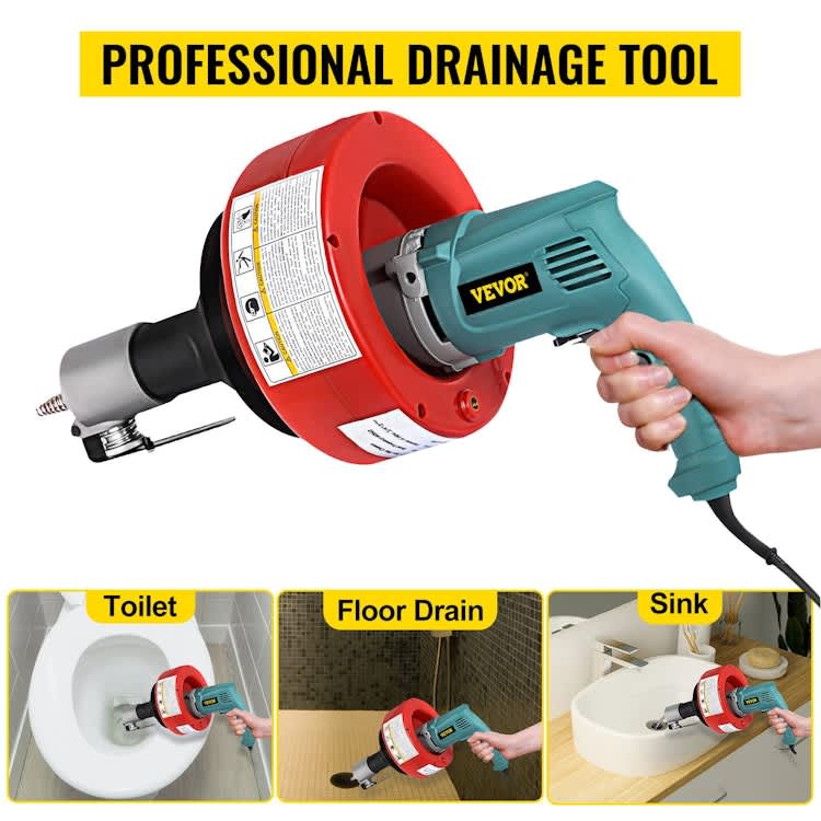 Portable Electric Drain Snake Equipment-Tools 2/3