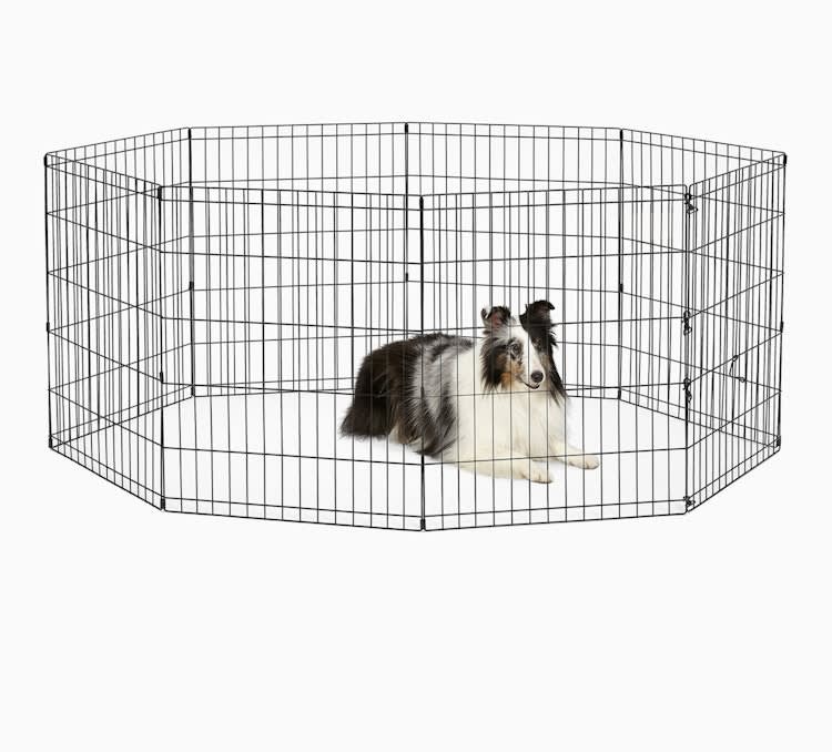Foldable Exercise Pet Playpen, Black, Medium/24" x 30" for rent in Nepean