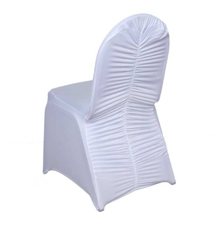 Chair Cover - Milan White Spandex for rent in Kanata