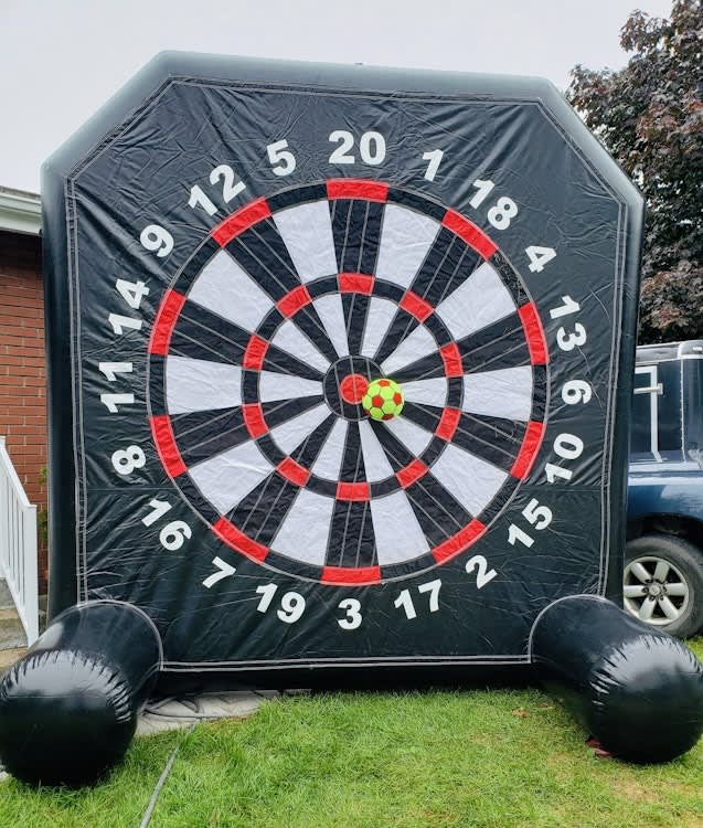 Inflatable Soccer Dart Board for rent in Kanata