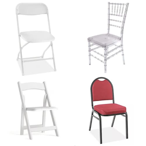 Chair Cover Madrid Cross Back Black - Stretch Spandex – photo 2 in Kingston