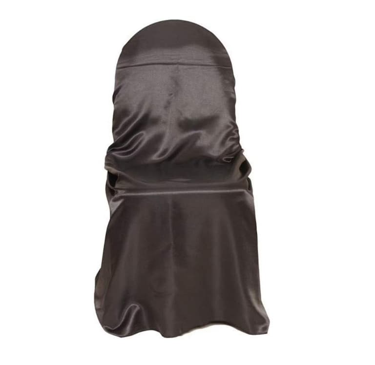 Timeless Black Satin Universal Chair Covers – photo 3 in Nepean