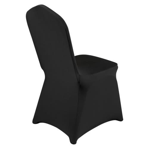 Universal Black Stretch Spandex Chair Covers for rent in Nepean