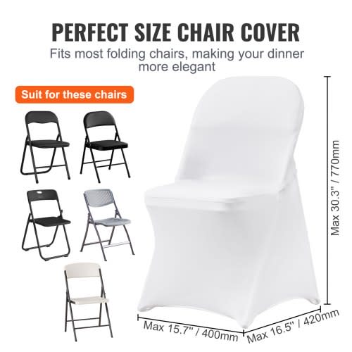 Universal White Stretch Spandex Chair Covers – photo 2 in Nepean