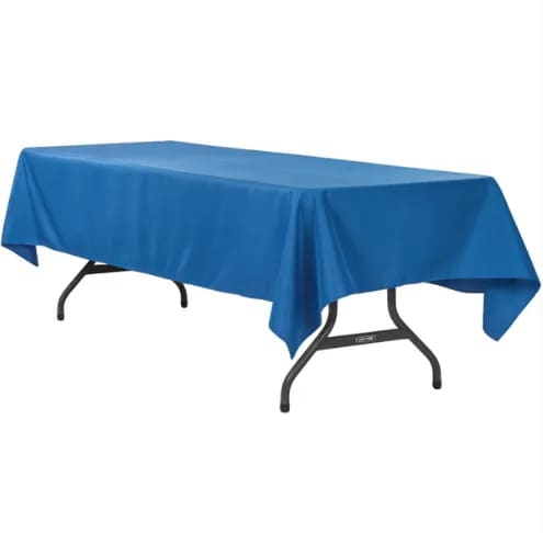 Polyester 60"x120" Rectangular Tablecloth - Royal Blue for rent in Nepean