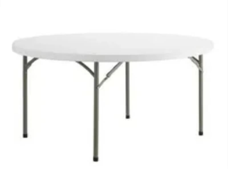 60 Inch Plastic Round Tables for rent in Delaware-County