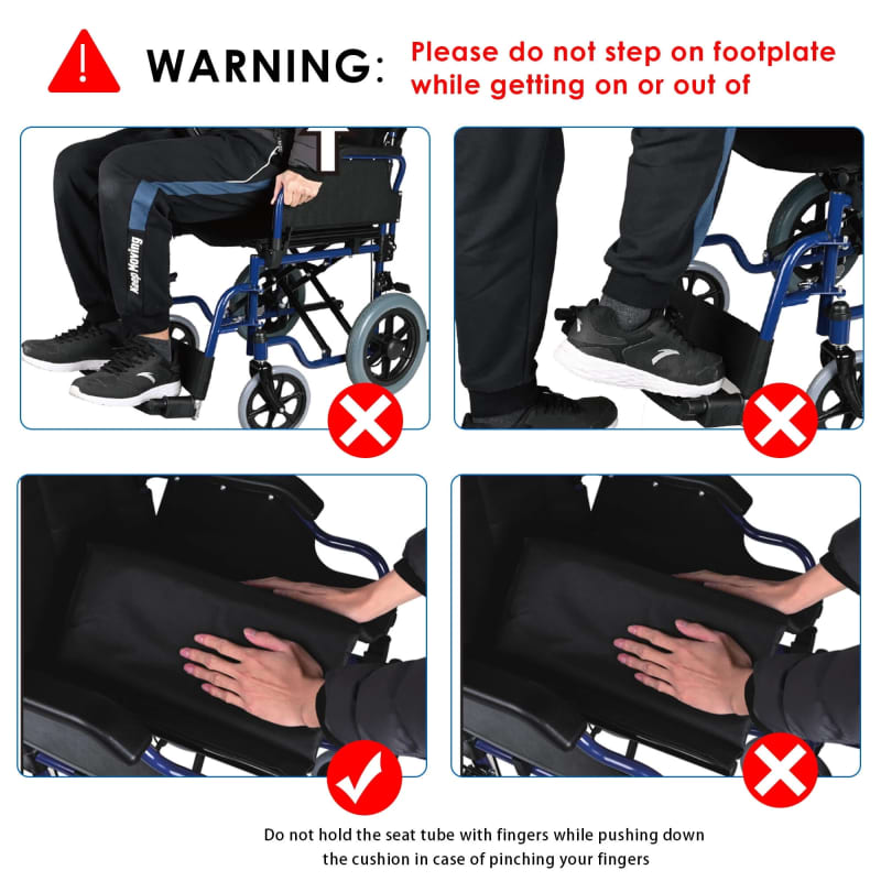 Wheelchair - Foldable With Swing-away Footrests – photo 3 in Nepean