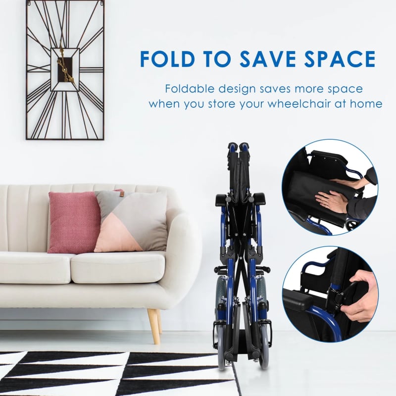 Wheelchair - Foldable With Swing-away Footrests – photo 8 in Nepean