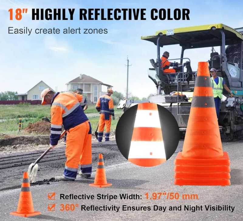 Collapsible Traffic Cones (4-pack) – photo 2 in Kanata