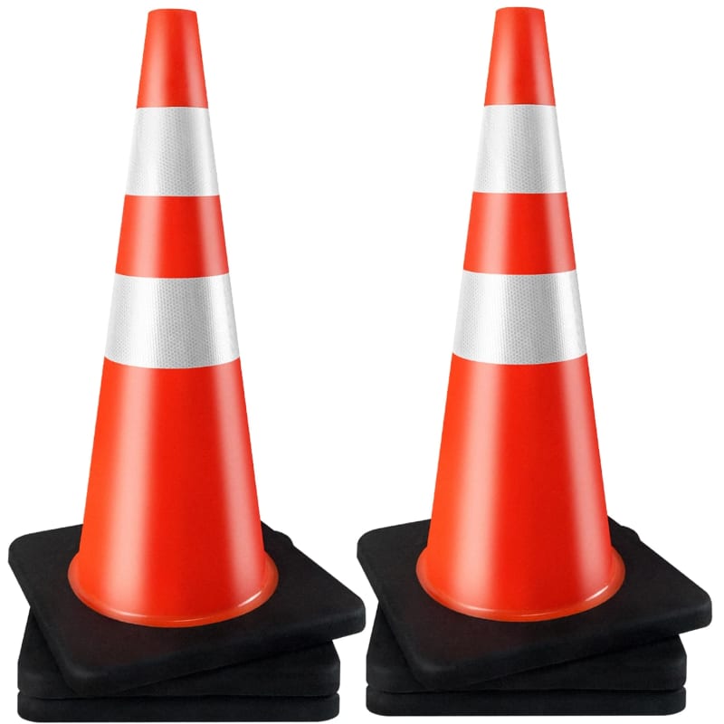 6 - Pack - Heavy-duty Traffic Safety Cones - 28-inch – photo 2 in Kanata