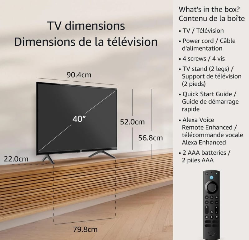 Amazon Fire Tv 40” 2-series Hd Smart Tv – photo 6 in Ottawa
