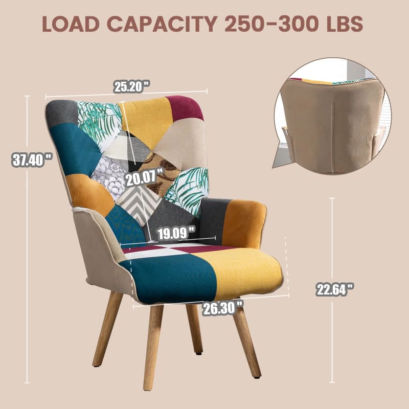 Stylish & Comfortable Plaid Accent Chair – photo 2 in Ottawa