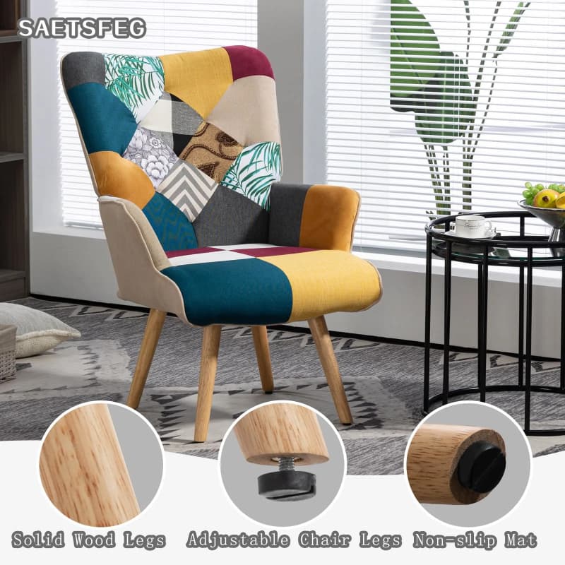 Stylish & Comfortable Plaid Accent Chair – photo 4 in Ottawa