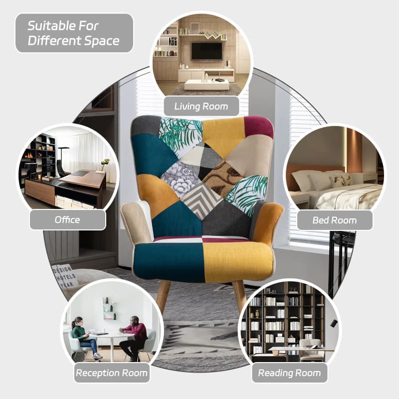 Stylish & Comfortable Plaid Accent Chair – photo 5 in Ottawa