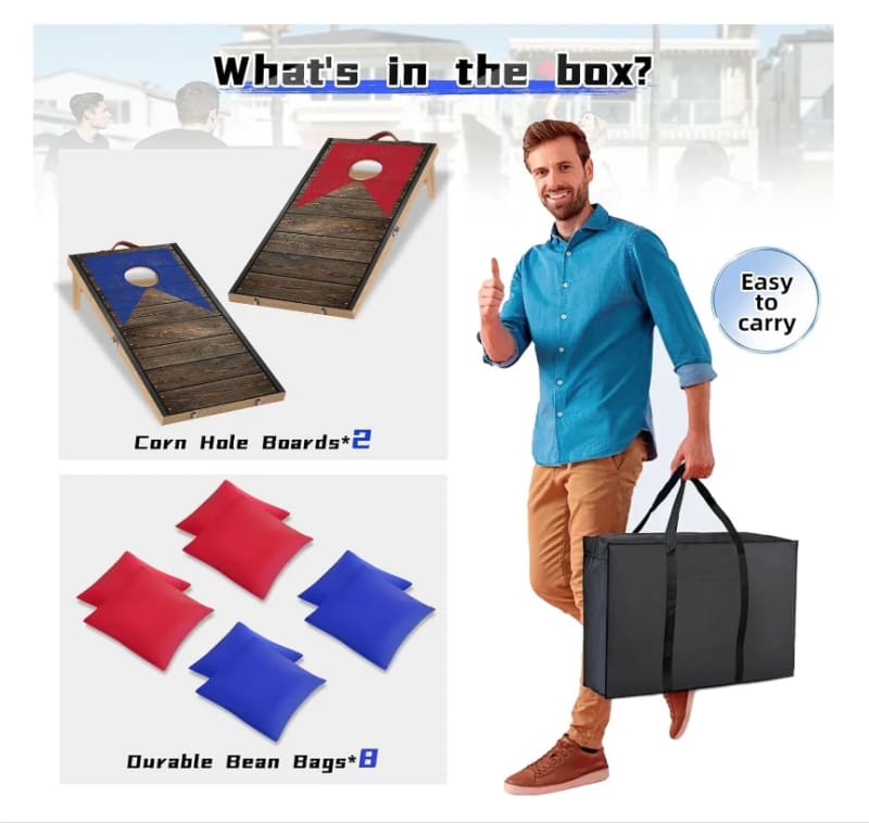 Cornhole Board Set - Beanbag Game – photo 3 in Kanata