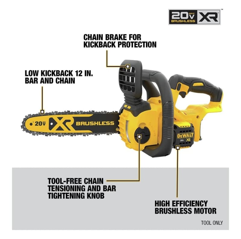 DEWALT 20V MAX XR Chainsaw – photo 5 in Nepean