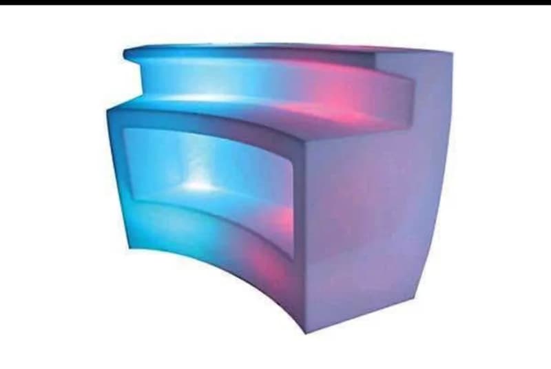 LED Lit Curved Bar Rental – Kanata Events for rent in Kanata