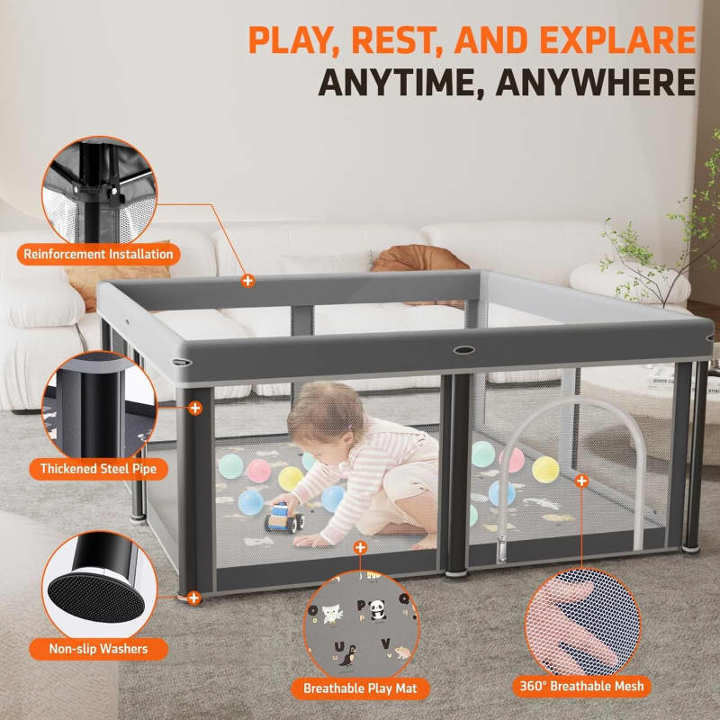 Foldable Baby Playard with travel bag – photo 5 in Orléans