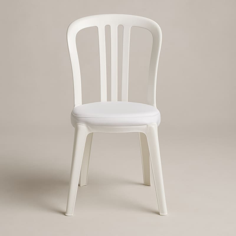Chair - Plastic Bistro - White Party-Event 2/3
