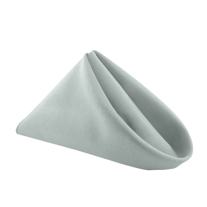 Silver Polyester Napkin for rent in Orléans