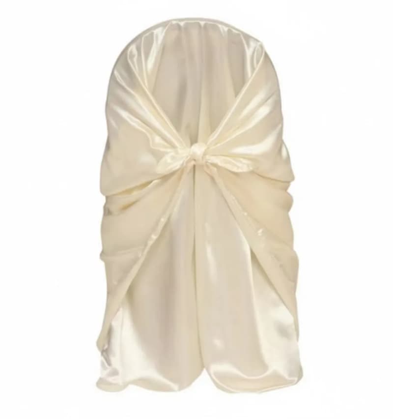 Ivory Chair Covers Universal Satin – photo 2 in Orléans
