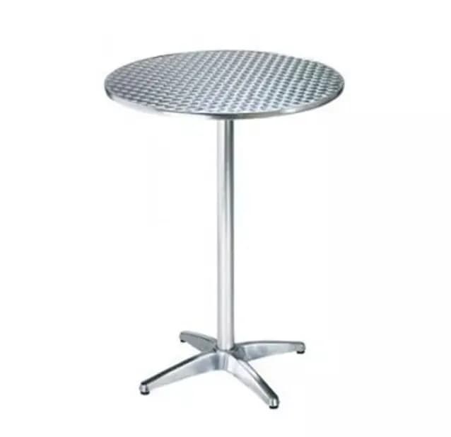 Cocktail 24" Polished Steel Table - 30" or 42" High for rent in Arnprior