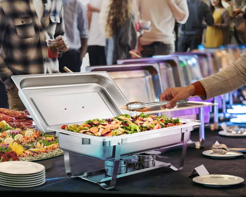 Chafing Dish Kit - Rectangle 8 Qt Lift Top for rent in Arnprior