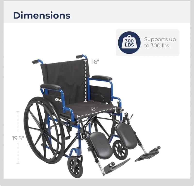 Wheelchair Rental With Leg Rests - Kemptville – photo 3 in Kemptville