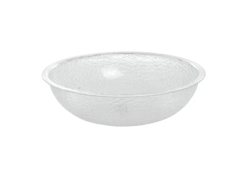 10" Frosted Plastic Salad / Snack Bowl – photo 2 in Arnprior