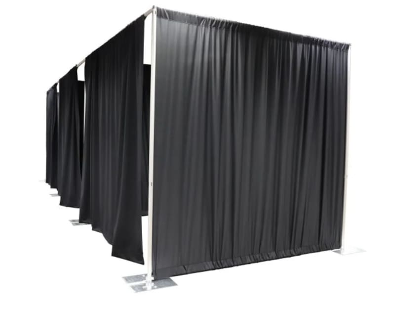 Pipe & Drape Frame -Tradeshow / Booth 8' High x 6-10' Wide – photo 3 in Arnprior