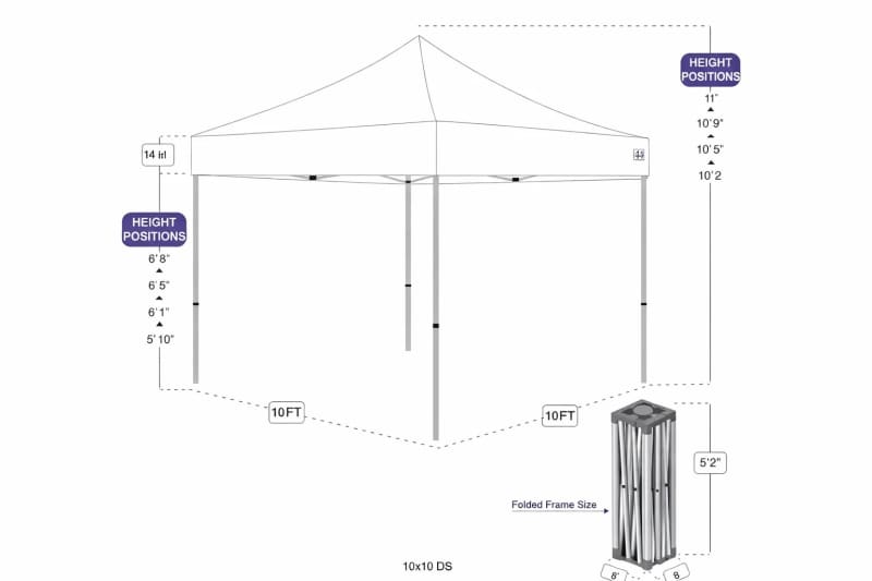10 ft x 10 ft - Recreational / Pop Up / Canopy Tent – photo 4 in Arnprior