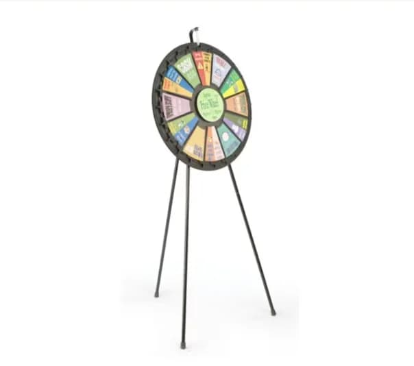 Customizable Prize Wheel (not exactly as shown) for rent in Kanata