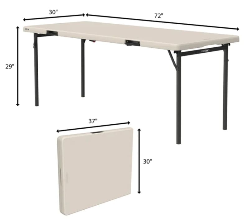 Folding Plastic Table Rental – Chantilly Fairfax VA DC MD – photo 3 in Chantilly