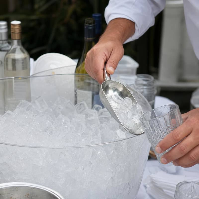 Scoop Stainless Steel Party-Event 1/2