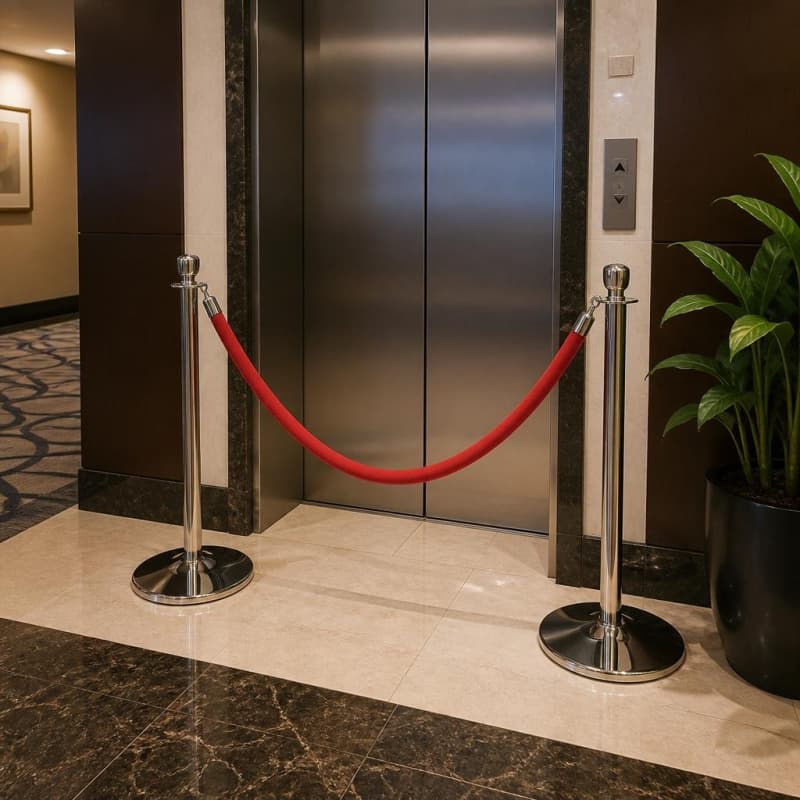 Chrome Stanchion Post Party-Event 1/3
