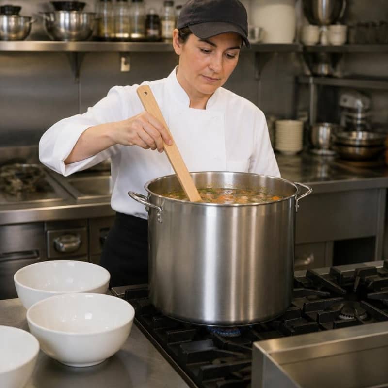 60 Qt Cooking / Stock Pot Stainless Steel Party-Event 1/2