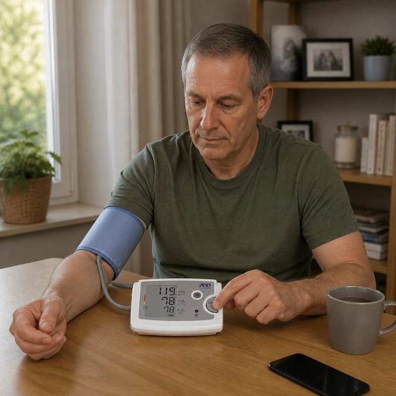 Blood Pressure Monitor with Extra Large Arm Cuff Medical-Accessories 1/4