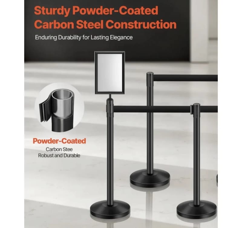 Retractable Belt Stanchion Crowd Barrier Set – photo 2 in Ottawa