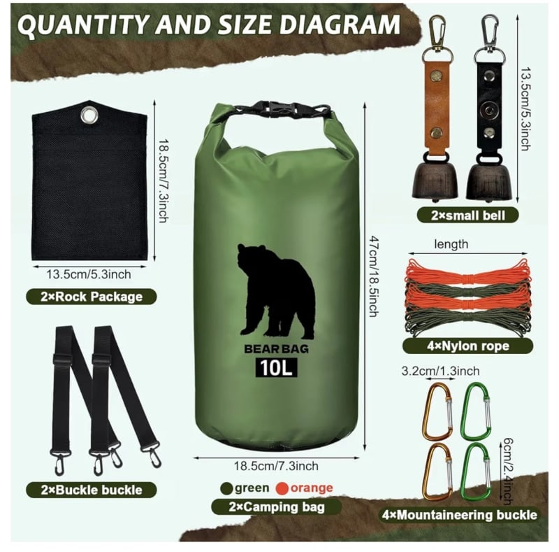 Waterproof Bear Food Bag Hanging System – photo 3 in Ontario
