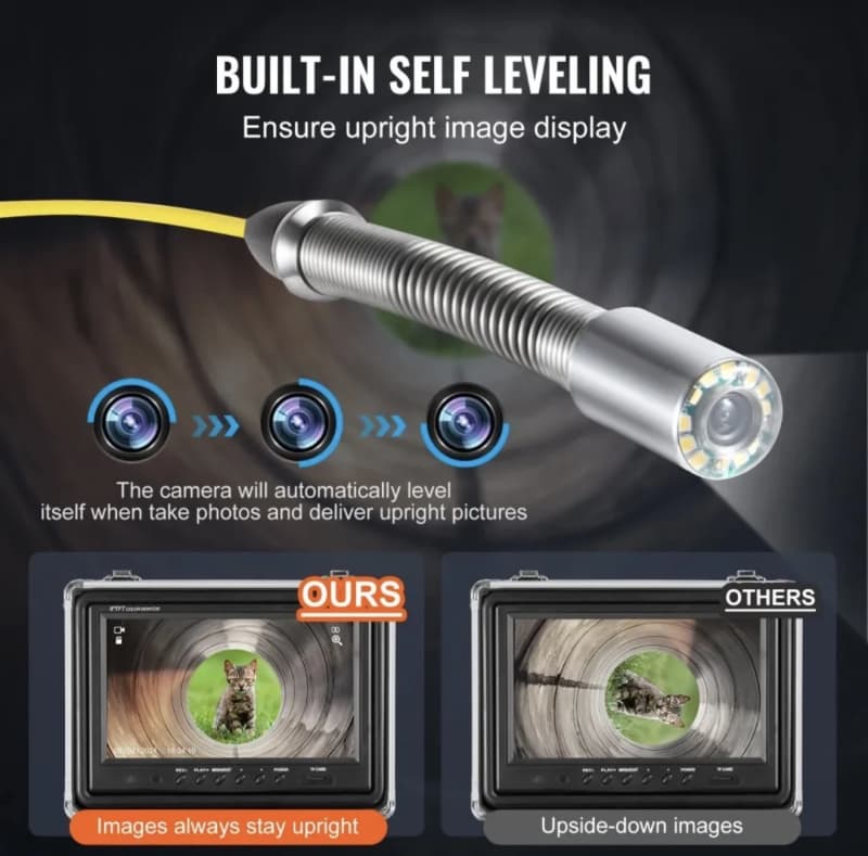 VEVOR Sewer Inspection Camera 165 ft 512Hz Locator – photo 3 in Ottawa