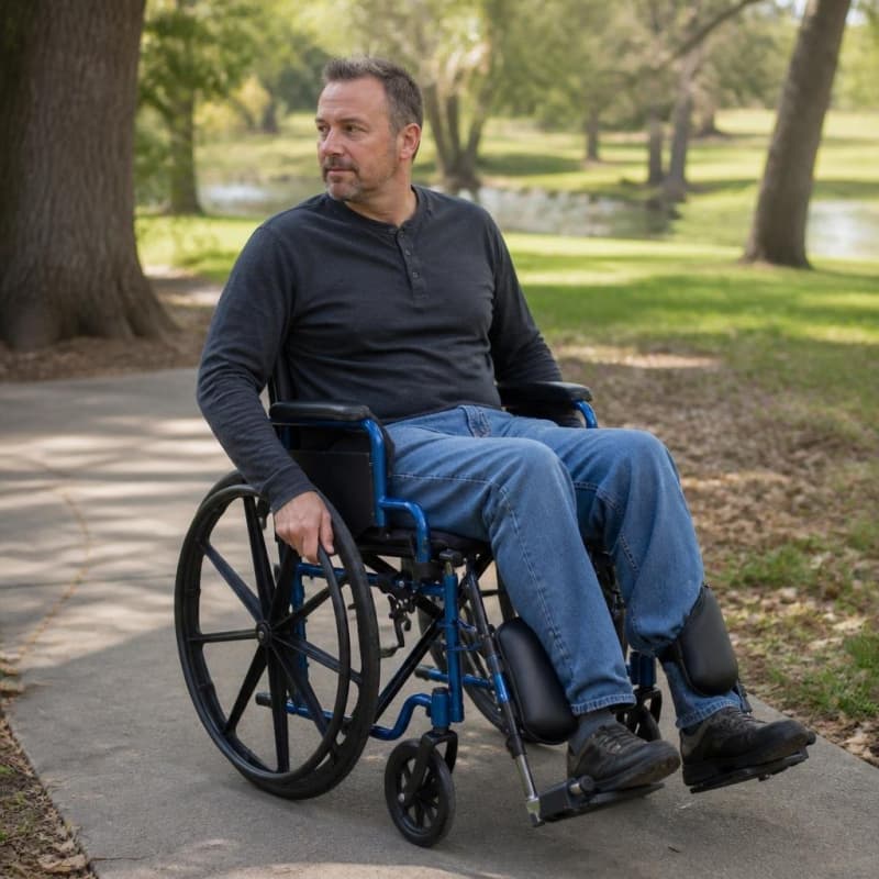 Wheelchair Rental With Leg Rests Medical-Accessories 1/7