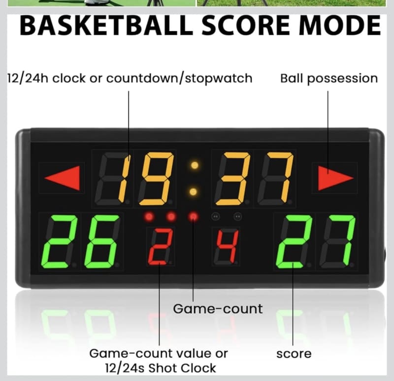 Portable LED Electronic Scoreboard with Tripod – photo 4 in Kanata