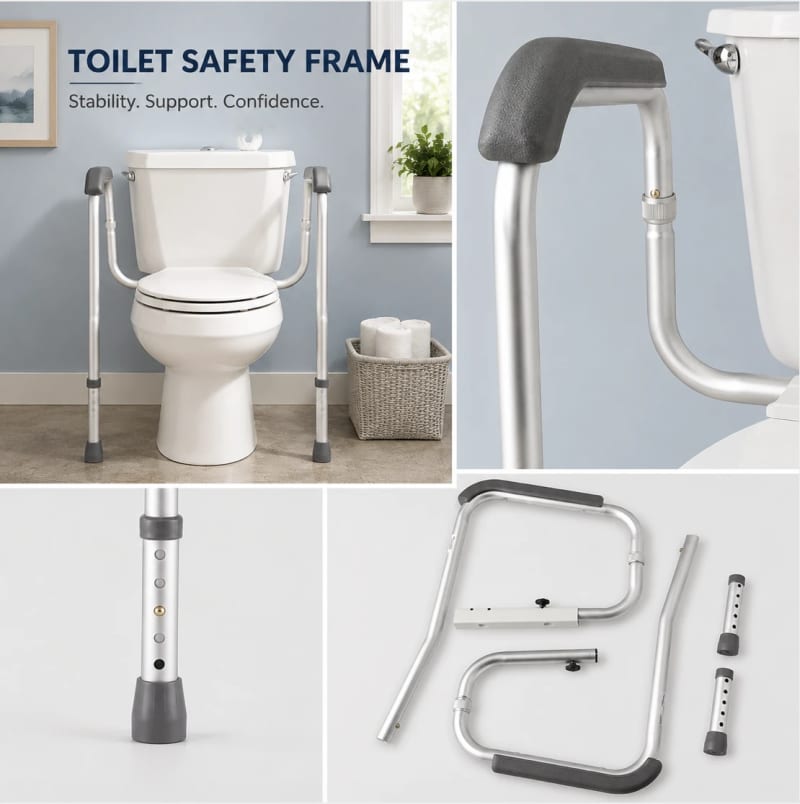 Adjustable Toilet Safety Rail Frame – photo 2 in Orléans