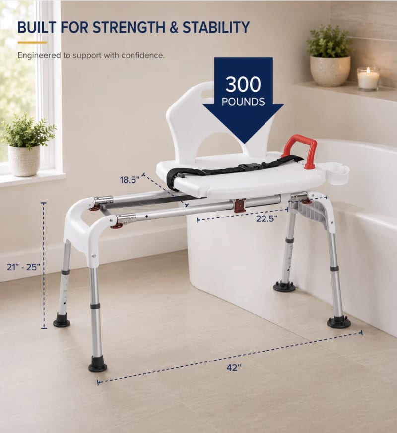 Folding Sliding Tub Transfer Bench – photo 3 in Orléans