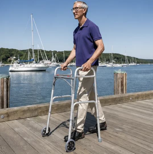 Folding Aluminum Walker Mobility Aid for rent in Arnprior