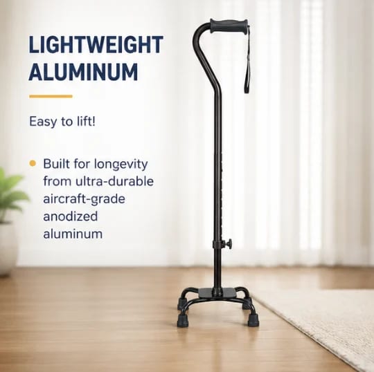 Adjustable Quad Walking Cane Mobility Aid – photo 3 in Arnprior